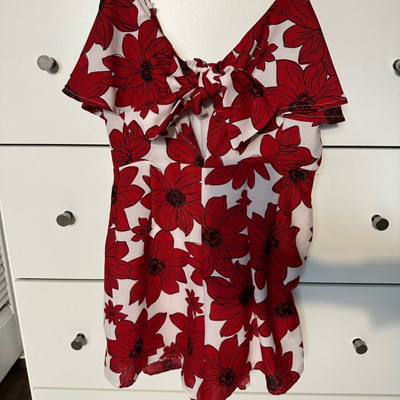 Floral Romper - Tie in Front - Picture 5 of 13